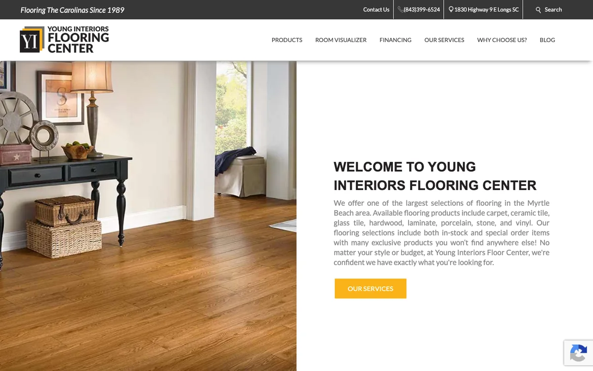 Young Interiors homepage
