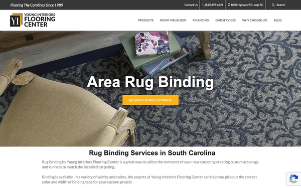 Area Rug Binding