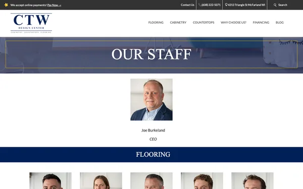 Meet Our Team | Flooring Experts in Madison WI | CTW Design Center