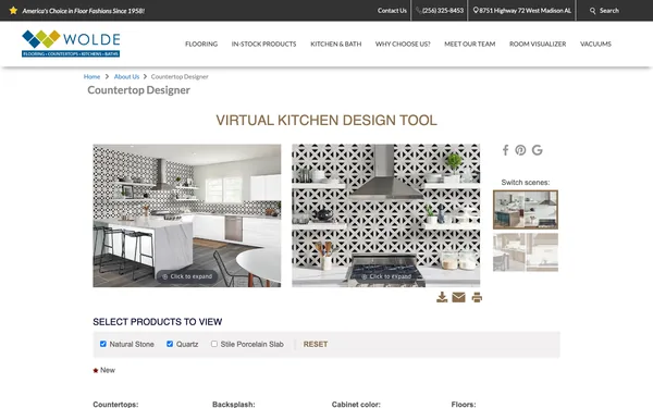 Interactive Countertop Designer | Visualize Your Dream Kitchen