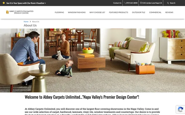 About Abbey Carpets Unlimited Napa CA 94559 Tile and Carpet Store