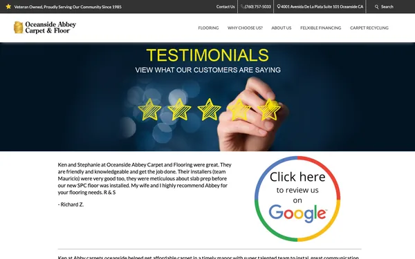 Testimonials | Customer Reviews
