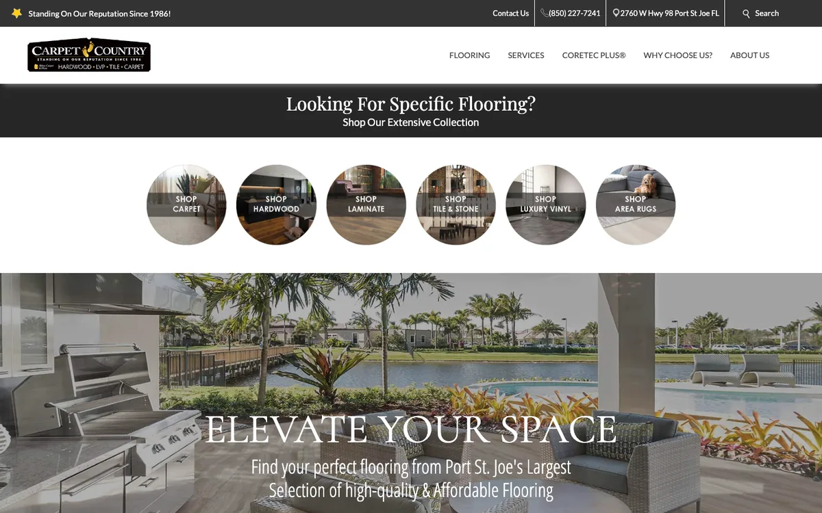 Abbey Carpet & Floor homepage