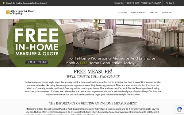 Free Measure! Call Us Today (253) 445-1122