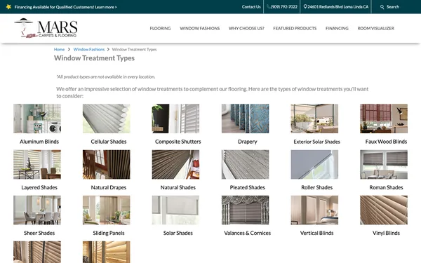 Window Treatment Types