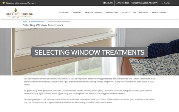 Selecting Window Treatments