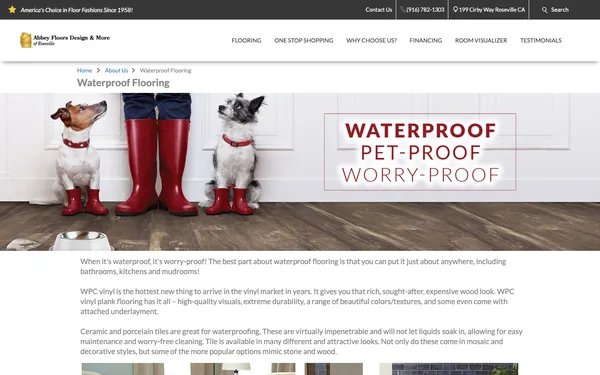 Waterproof Flooring | Roseville, CA