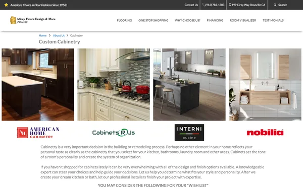 Cabinetry | Custom Cabinets & Vanities | Roseville, CA