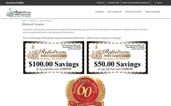Discount Coupons