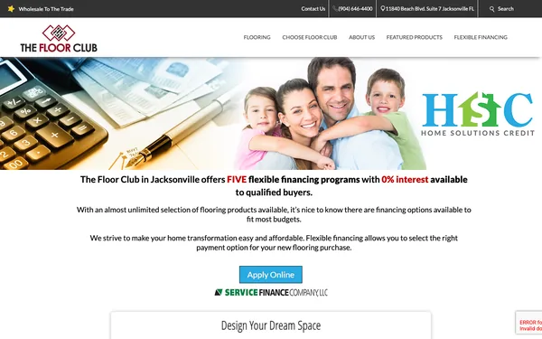 Finance Your New Floors | All Major Credit Cards Accepted