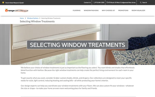 Selecting Window Treatments