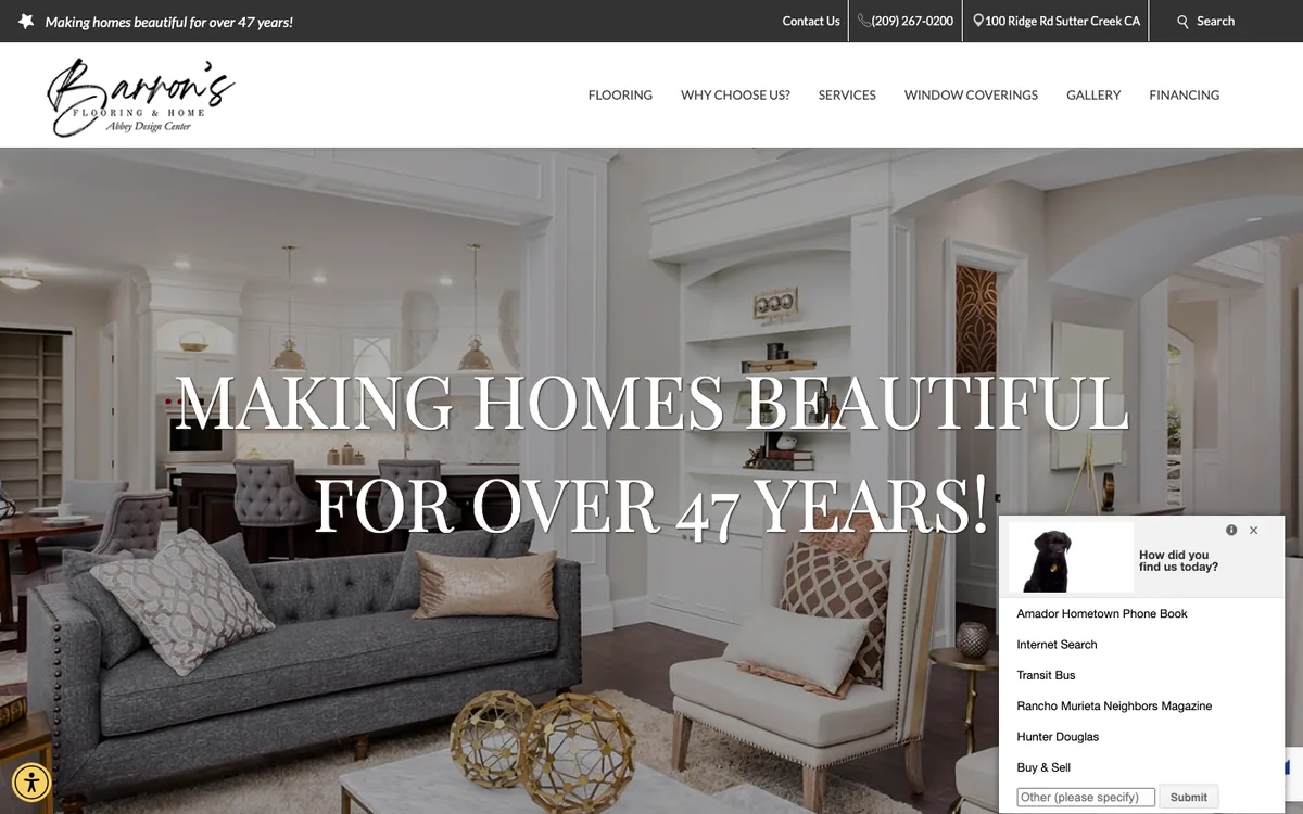 Abbey Carpet & Floor homepage