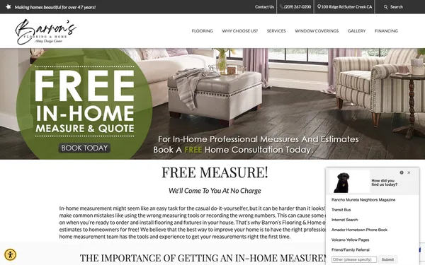 Free Measure | Call Us Today