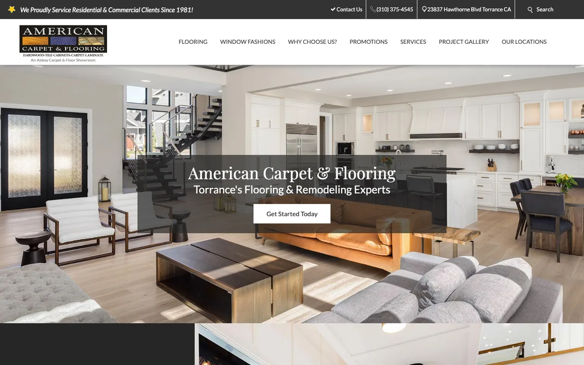 American Carpet INC homepage