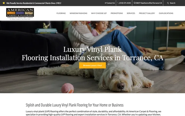 Luxury Vinyl Flooring Installation Services