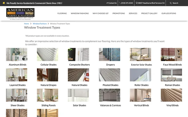 Window Treatment Types