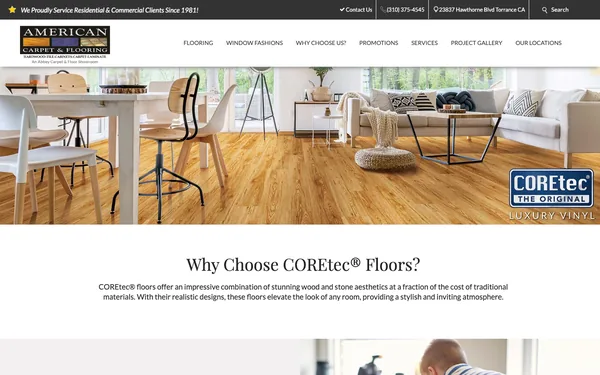 COREtec Plus™ Luxury Vinyl Waterproof Flooring | Come see all the amazing options of waterproof flooring