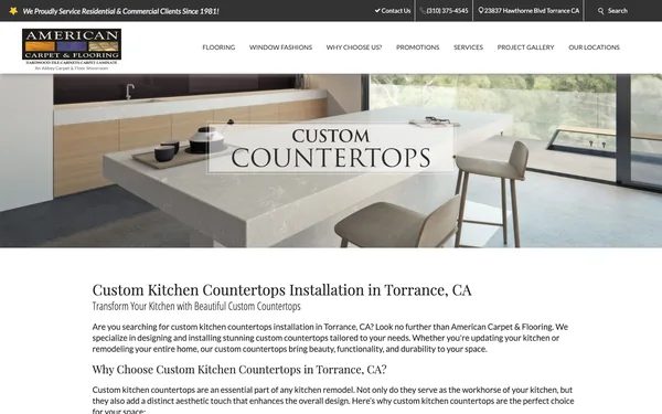 Custom Countertop Installation | Granite, Quartz & More!