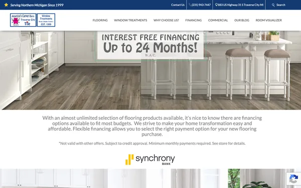 Flooring Financing Options | America’s Carpet Barn Traverse City, MI