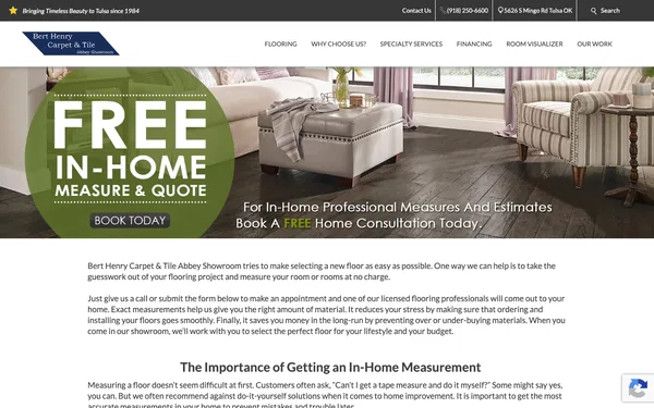 Free In-Home Measure & Estimate