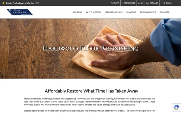 Tulsa Hardwood Refinishing Experts