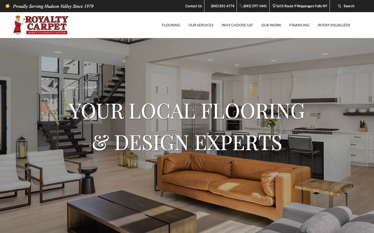 Royalty Carpet homepage