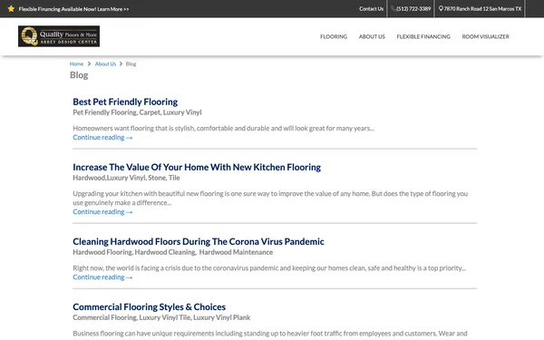 Blog | Flooring Information & More