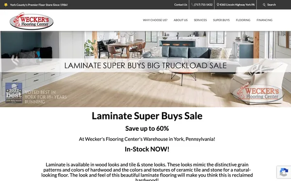 Laminate Super Buys | Wecker's Flooring Center | York PA 17406
