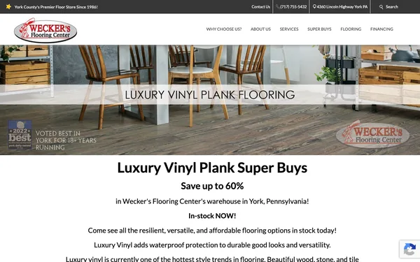 Vinyl & LVP Super Buys | Wecker's Flooring Center | York PA 17406